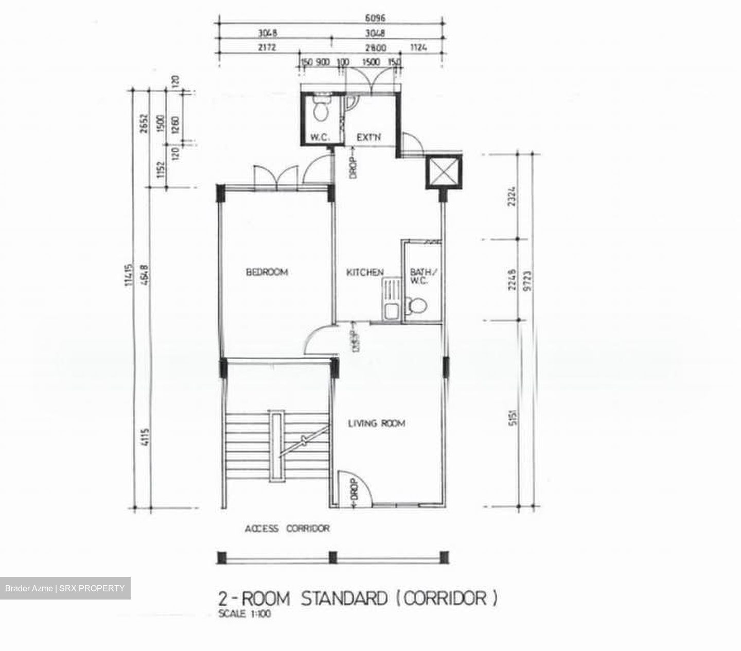 Blk 100 Crescent View (Queenstown), HDB 2 Rooms #588916241